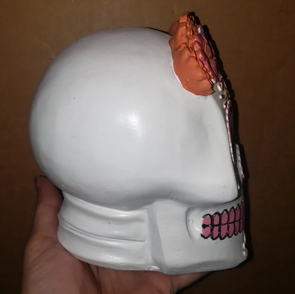 Dia de los Muertos Set of 2 skull skeleton decor man woman male female couple - Picture 2 of 5